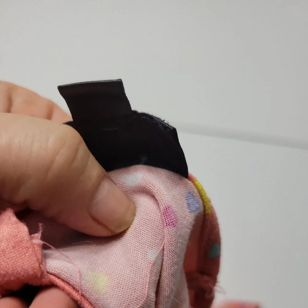 Picapino Outfit Girls 5T Jumpsuit Pink Hearts Short One-Piece 5 Comfort Stretch - Picture 5 of 12